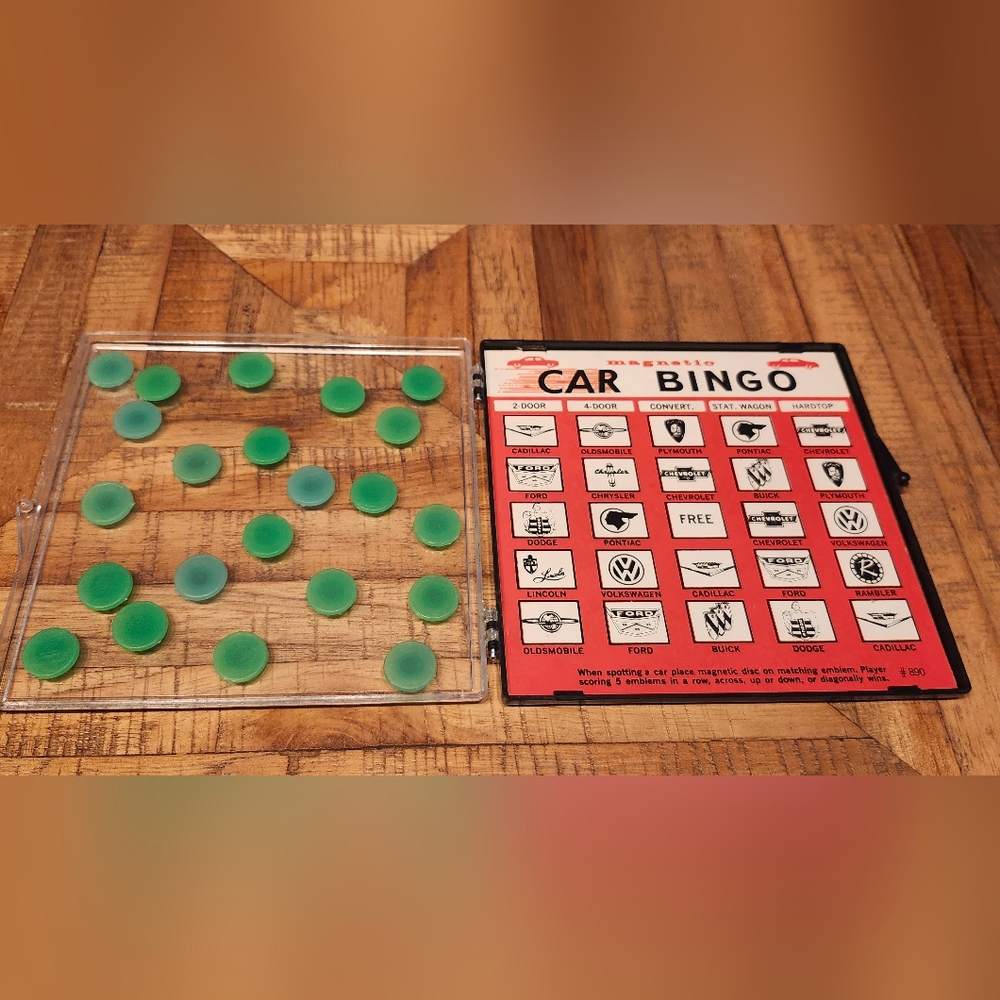 1950 Car Collectible bingo